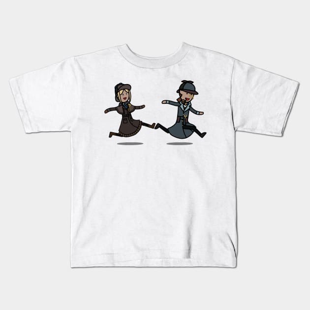 Truth & Inference Cartoon 4 Kids T-Shirt by gagimas